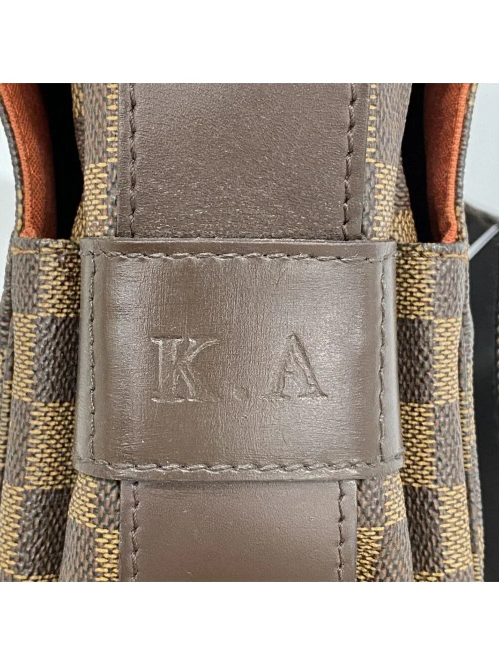 Louis Vuitton Shoulder Bag Damier Naviglio Ebene
